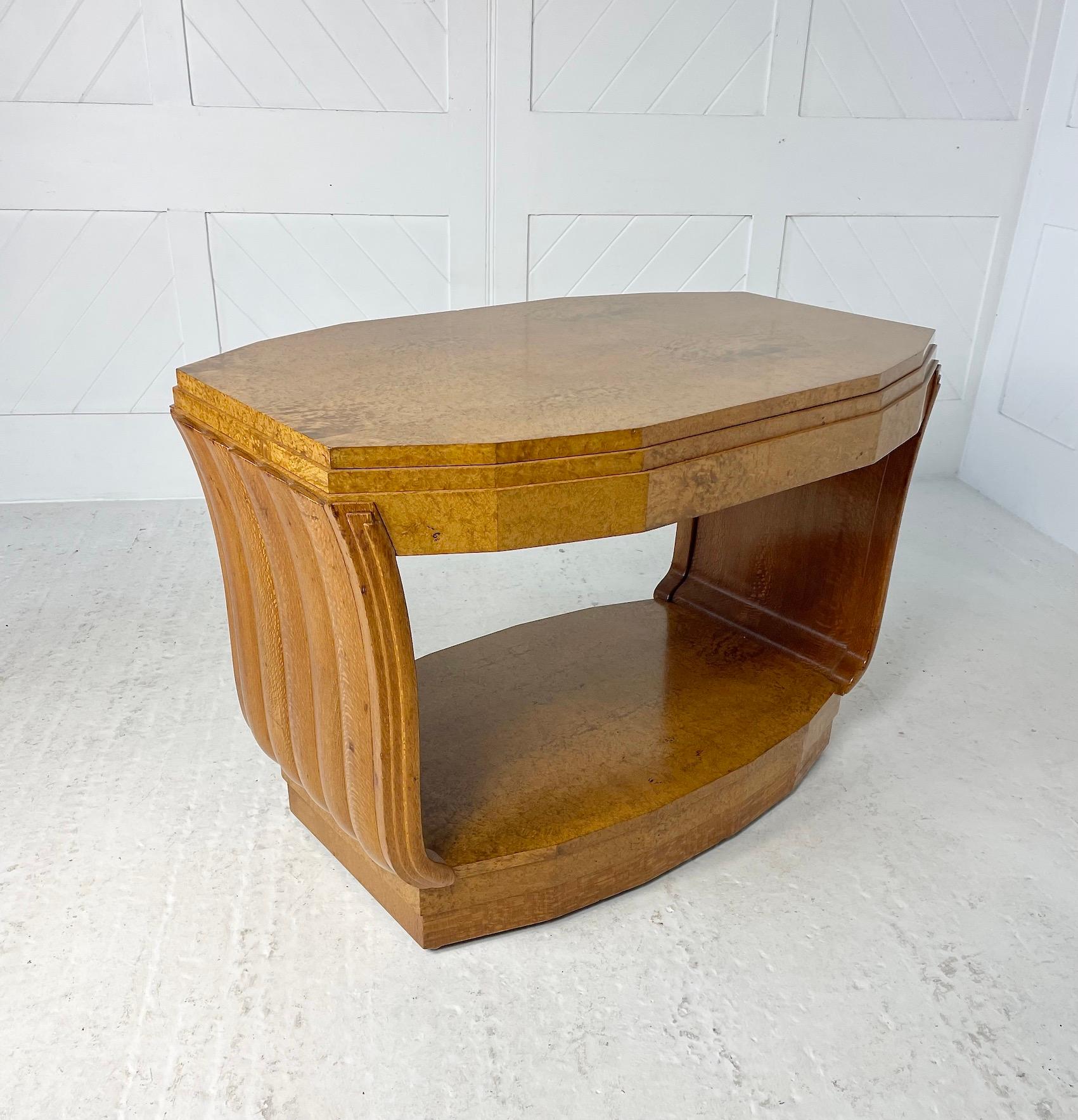 English Art Deco Centre Table By Waring & Gillow For Sale