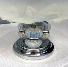 Art Deco Centrepiece Vase Julien Glass France Epergne 1930