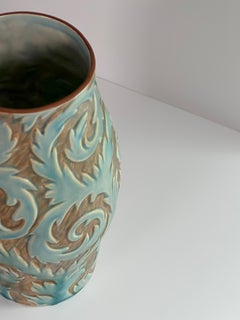 Art Deco Ceramic 'Athens' Vase by Thomas Forester & Sons, England, 1930s