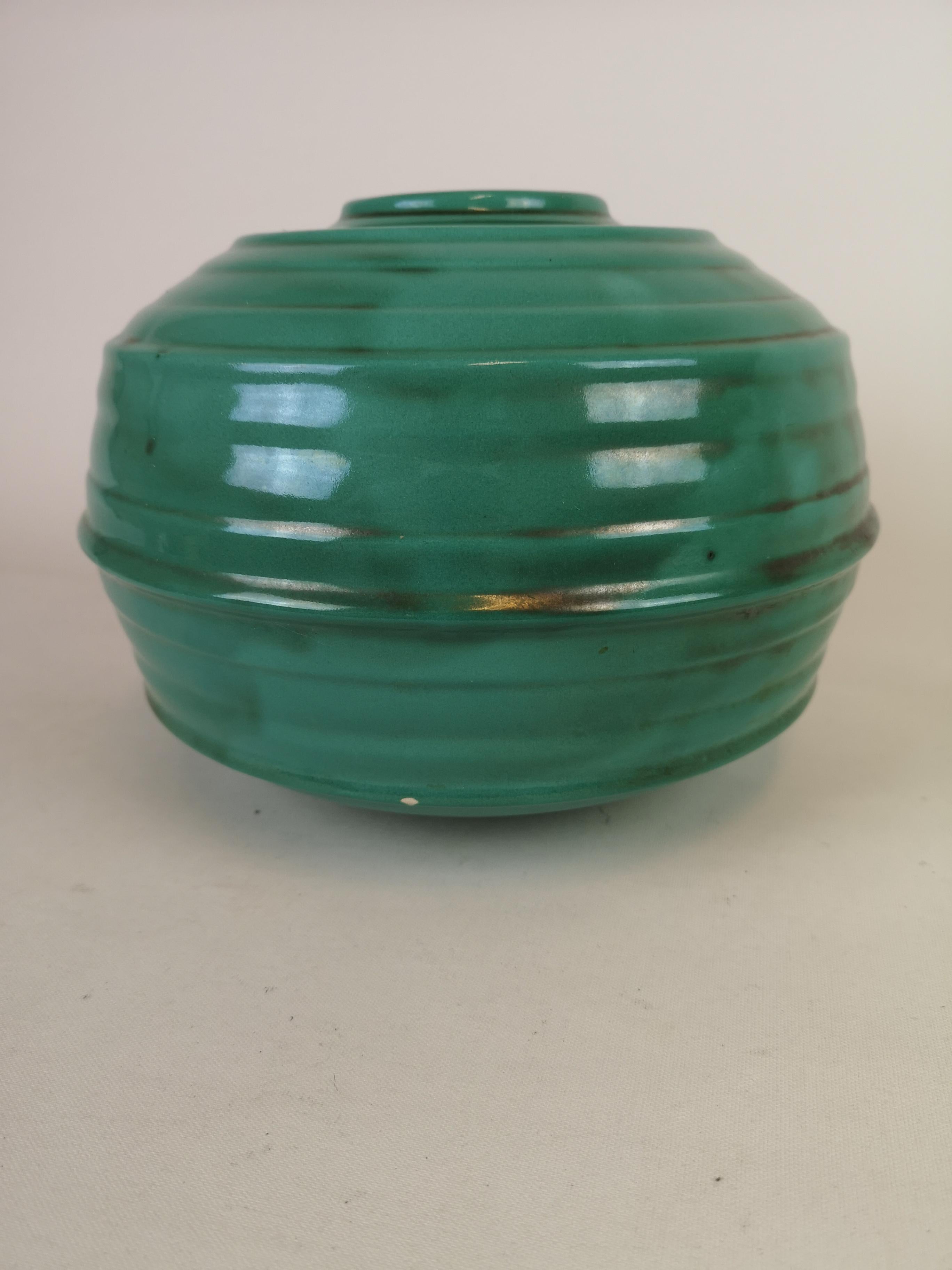 Swedish Art Deco Ceramic Bowl or Vase Ekeby, Sweden, 1930s