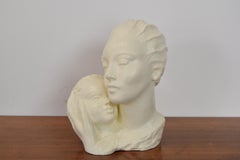 Busto de cerámica Art Déco, en 1938