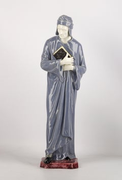 Art Deco Ceramic Figurine Dante Alighieri by Wiener Keramik Werkstätte