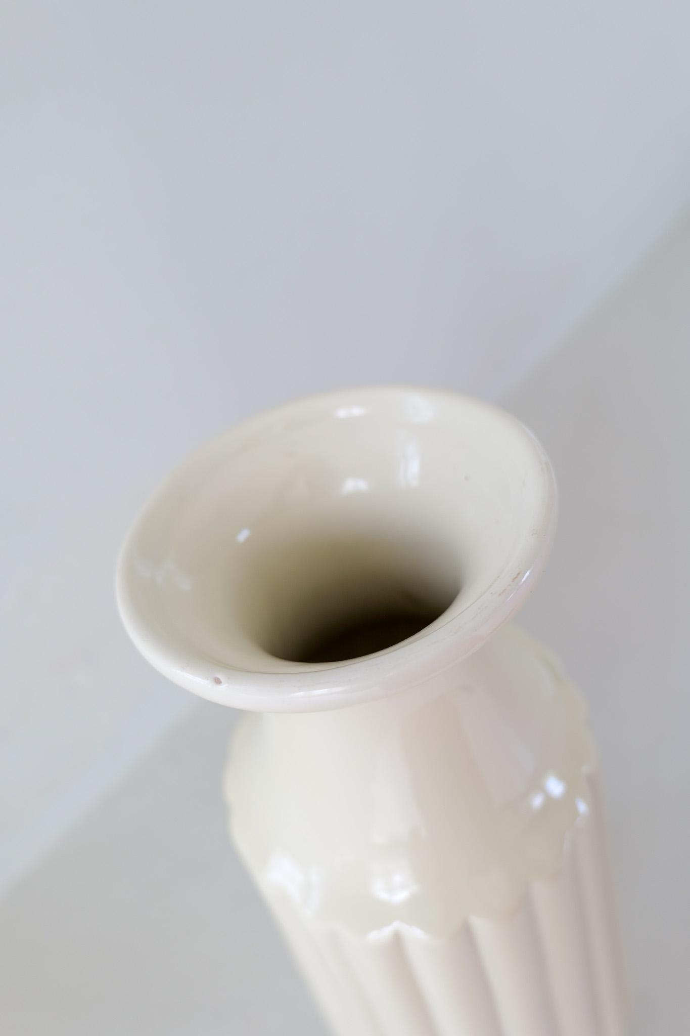 Vaso da terra in ceramica Art Déco Bo Fajans Ewald Dahlskog, Svezia, anni '40 in vendita 3