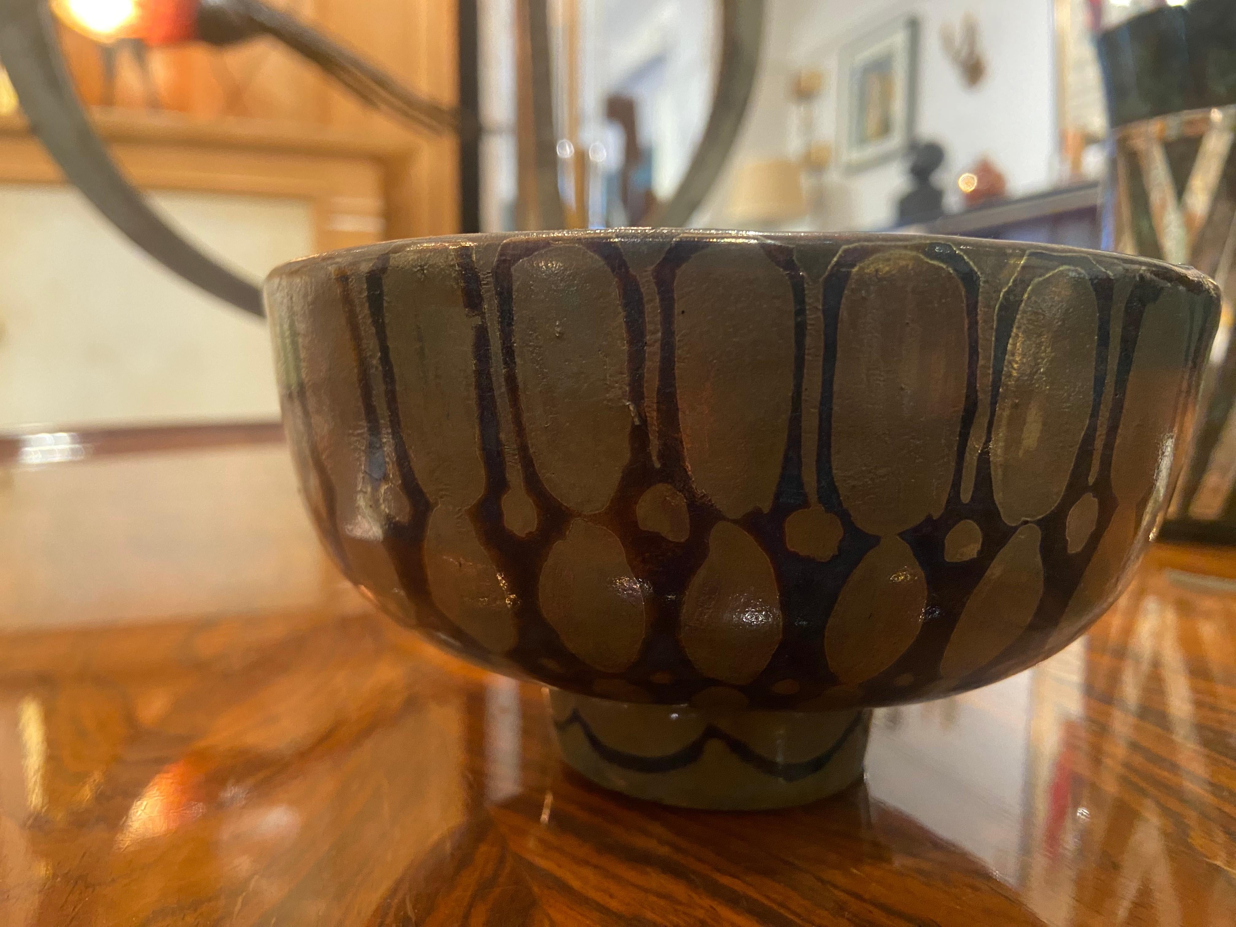 Vaso Art Déco in ceramica smaltata di René Buthaud in vendita 1