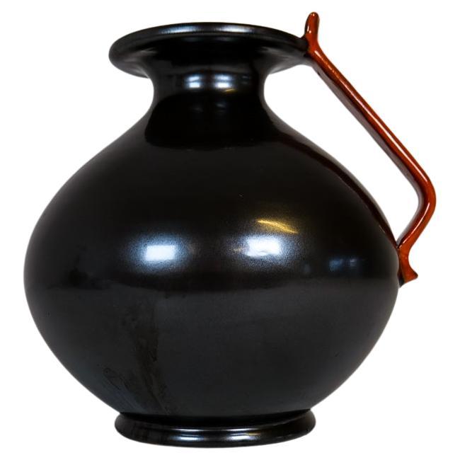 Art Deco Ceramic Globe Vase Ekeby, Sweden, 1930s