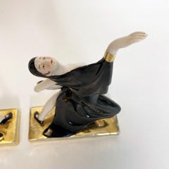 Serre-livres orientaliste Art Déco par Robj Paris, France, années 1920, lot de 2