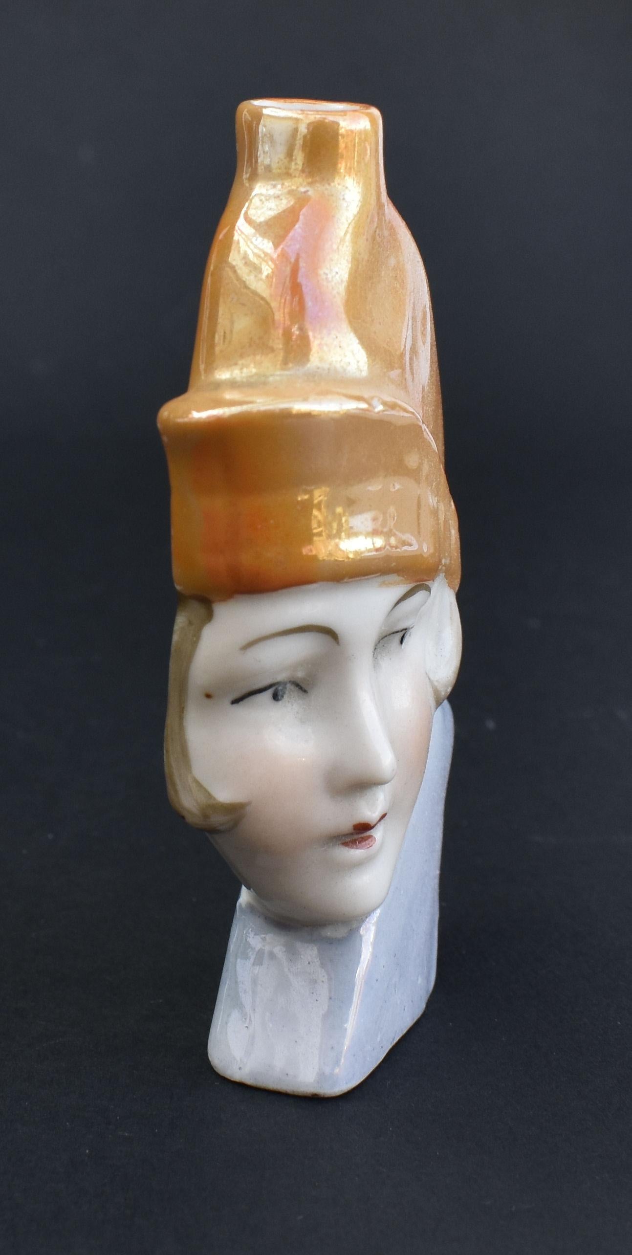 Art Deco Ceramic Perfume Bottle, c1930 For Sale 2