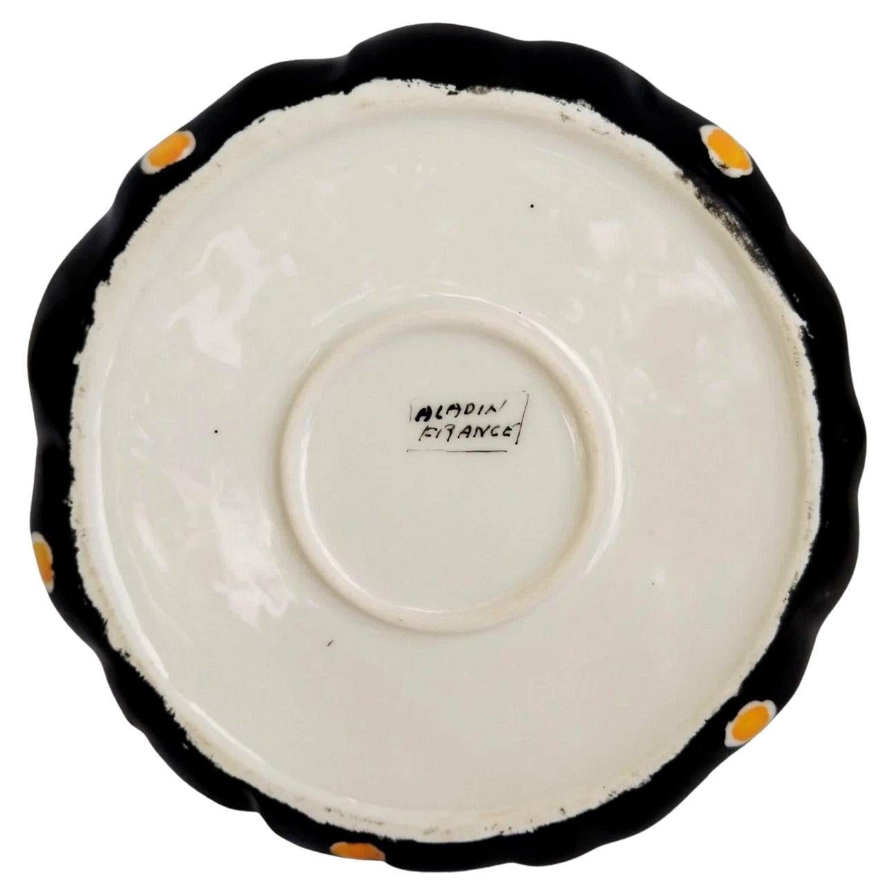 Français Bol à poudre en céramique Art Déco, français, c1930 en vente