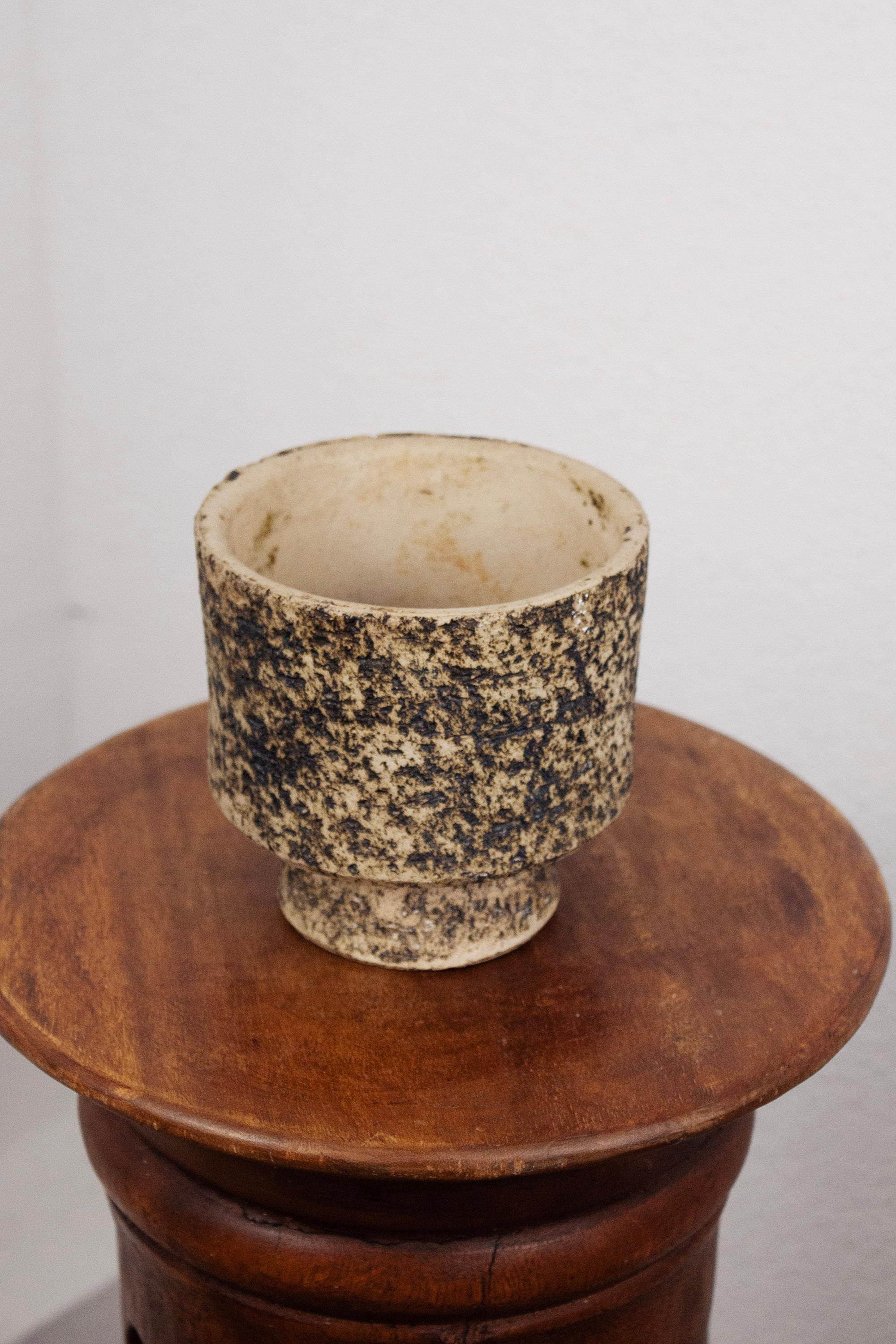 Tedesco Vaso Art Deco in ceramica maculata in vendita