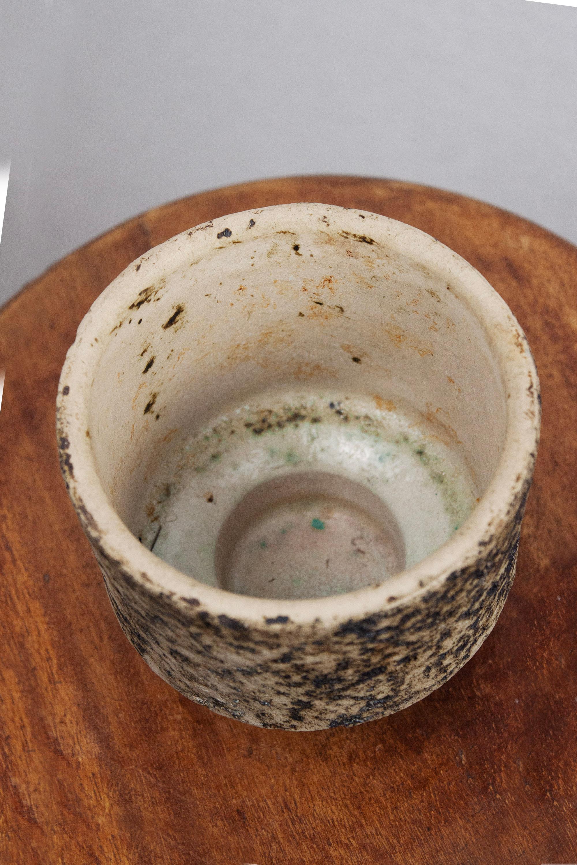 XX secolo Vaso Art Deco in ceramica maculata in vendita