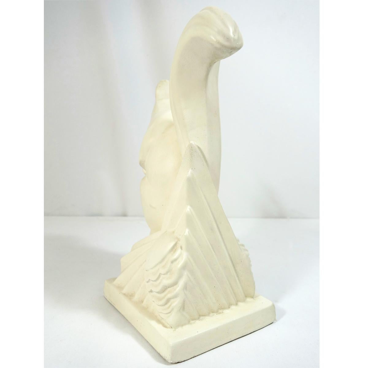 Metà XX secolo Scoiattolo in ceramica Art Deco di Charles Lemanceau in vendita