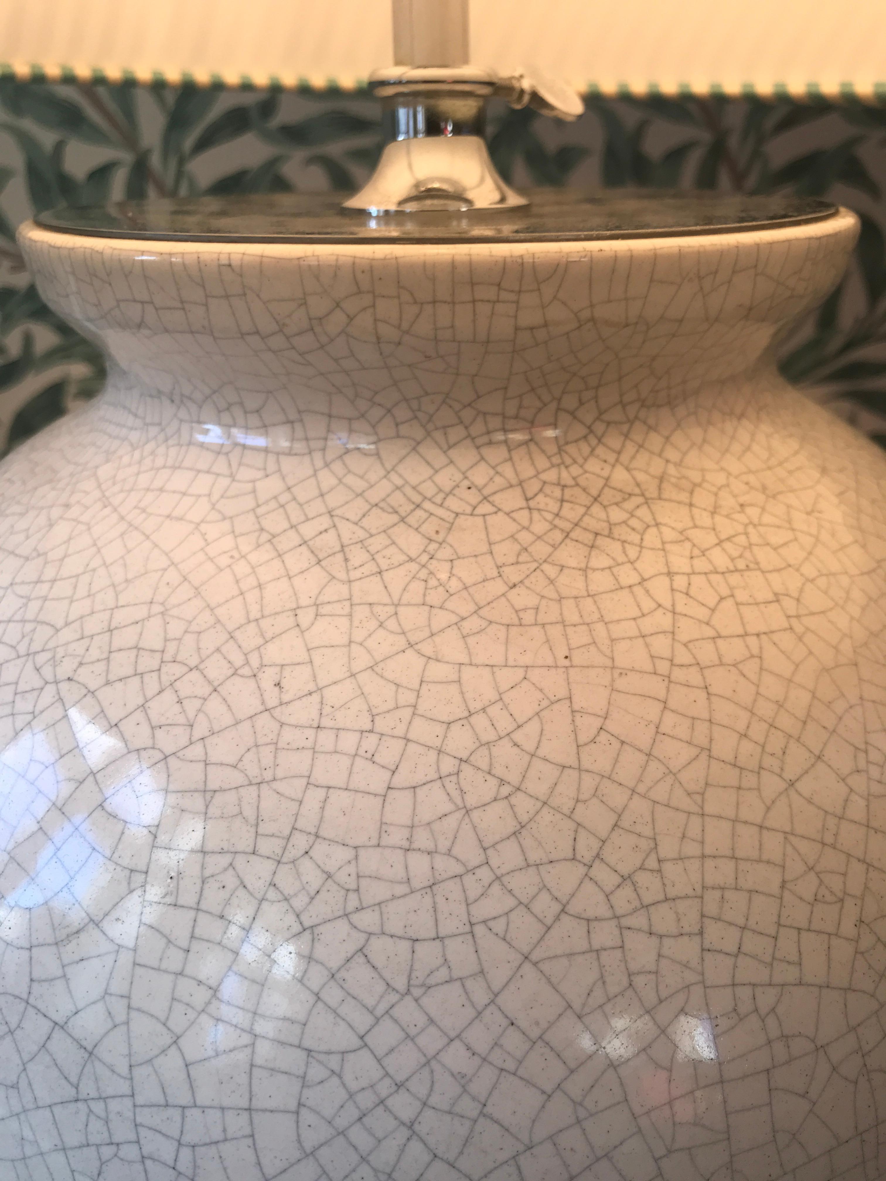 Mid-20th Century Art Deco Ceramic Table Lamp