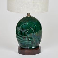 Lámparas de sobremesa de cerámica Art Déco  Par