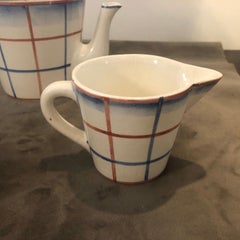 Art Deco Ceramic Tea Set Designed by Gio Ponti for Richard Ginori, circa 1930