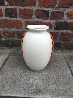 Art Deco Ceramic Vase, Belgium, circa 1930