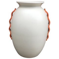 Keramikvase im Art déco-Stil, Belgien, um 1930