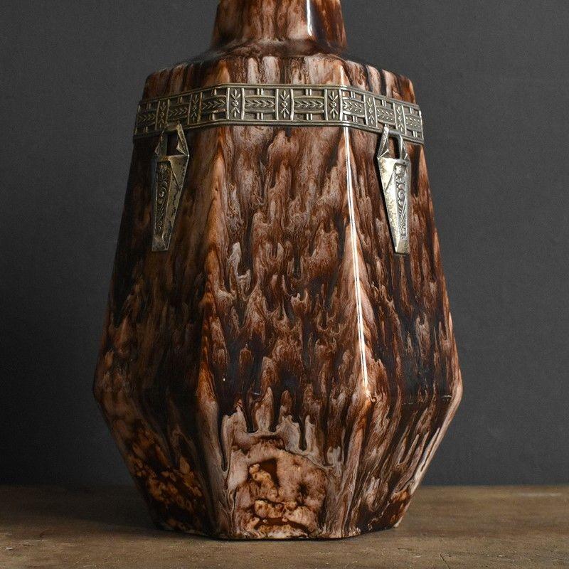 Art Deco Ceramic Vase by Charles Catteau for Keramis, 1930s 2