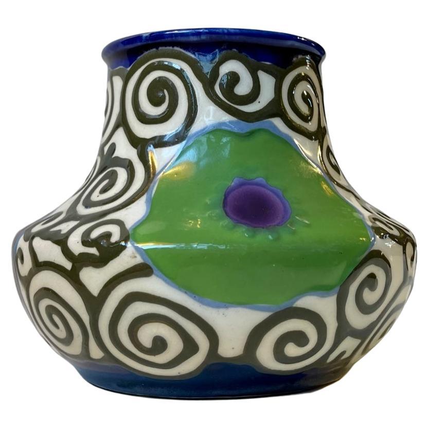 Art Deco Ceramic Vase by Ditmar Urbach, 1930s For Sale at 1stDibs