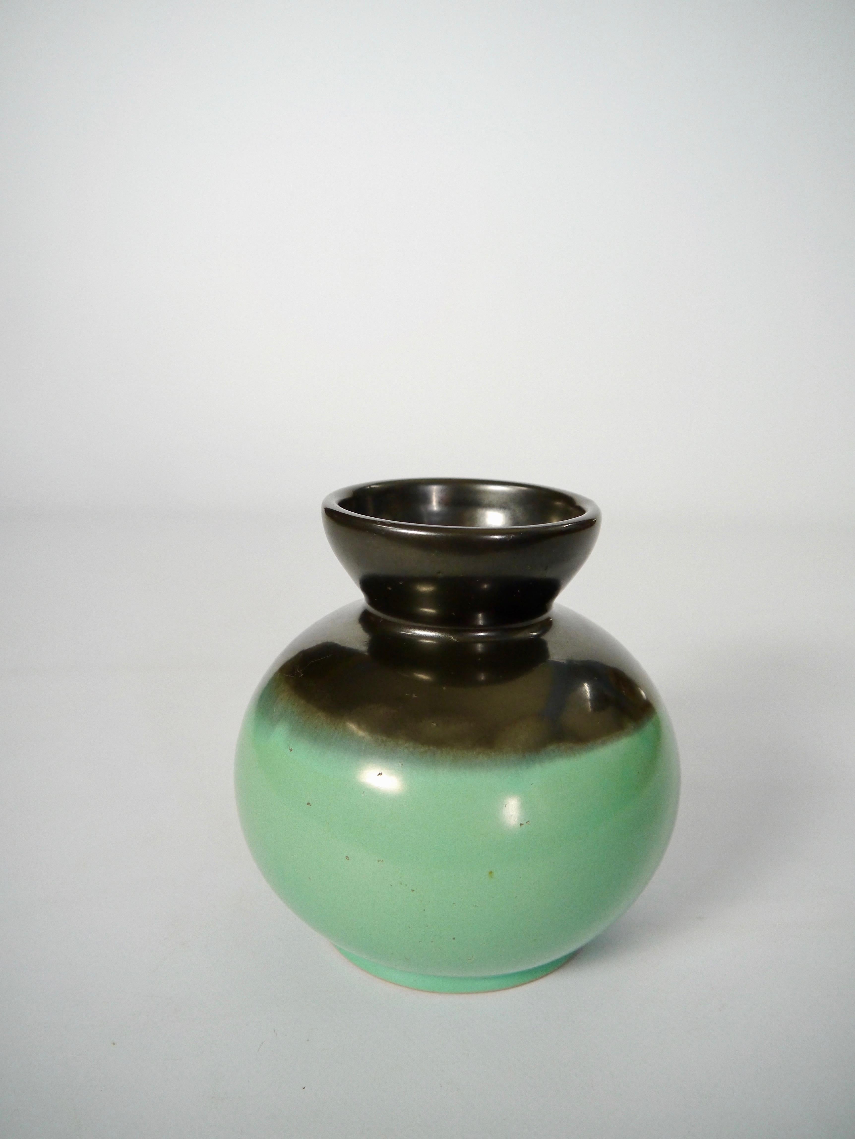 Swedish Art Deco Ceramic Vase by Upsala-Ekeby, Sweden 1930s For Sale