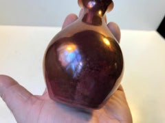 Art Deco Ceramic Vase with Lustre Glaze by E.B.S Klint, 1930s