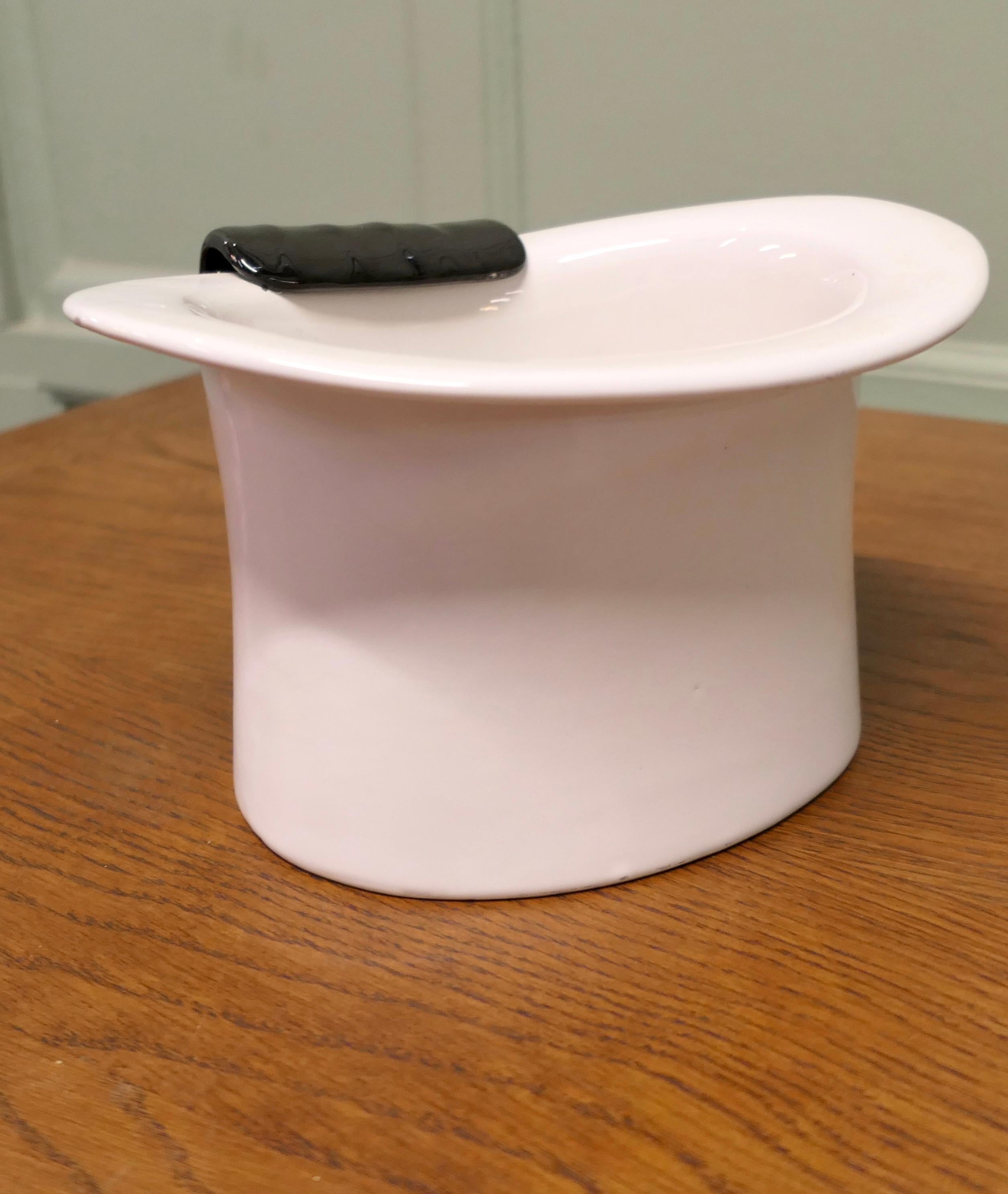 Art Deco Ceramic Wine Cooler, Champaign Bucket  A Very Stylish piece For Sale 1