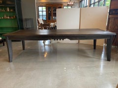 Art Deco Cerused Oak Dining Table, France, 1930's