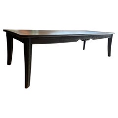 Art Deco Cerused Oak Dining Table, France, 1930's