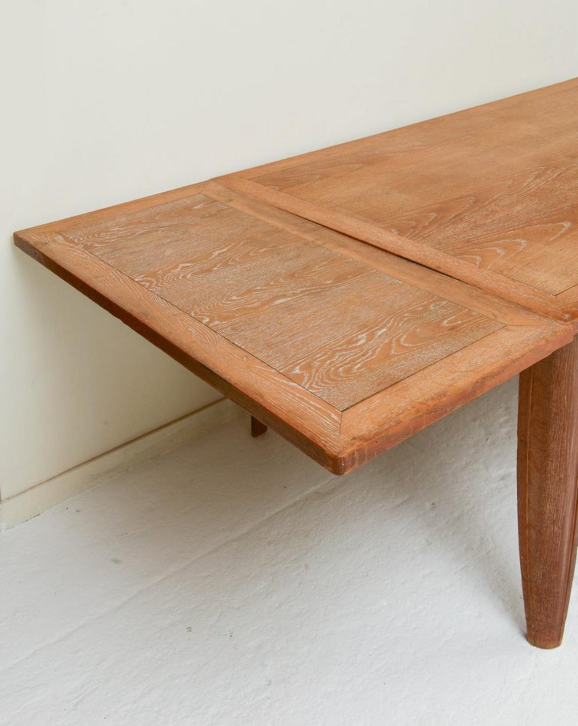 Mid-Century Modern Table de salle à manger française Art Déco, années 1930 en vente