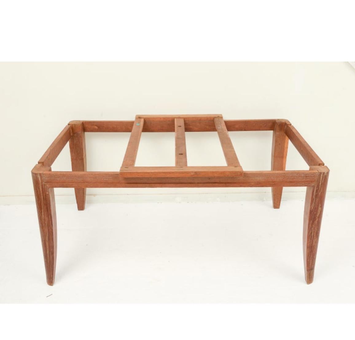 Table de salle à manger française Art Déco, années 1930 Bon état - En vente à New York, NY