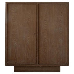 Art Deco - Cerused Oak Wardrobe Attributed to the work of Jacques Adnet