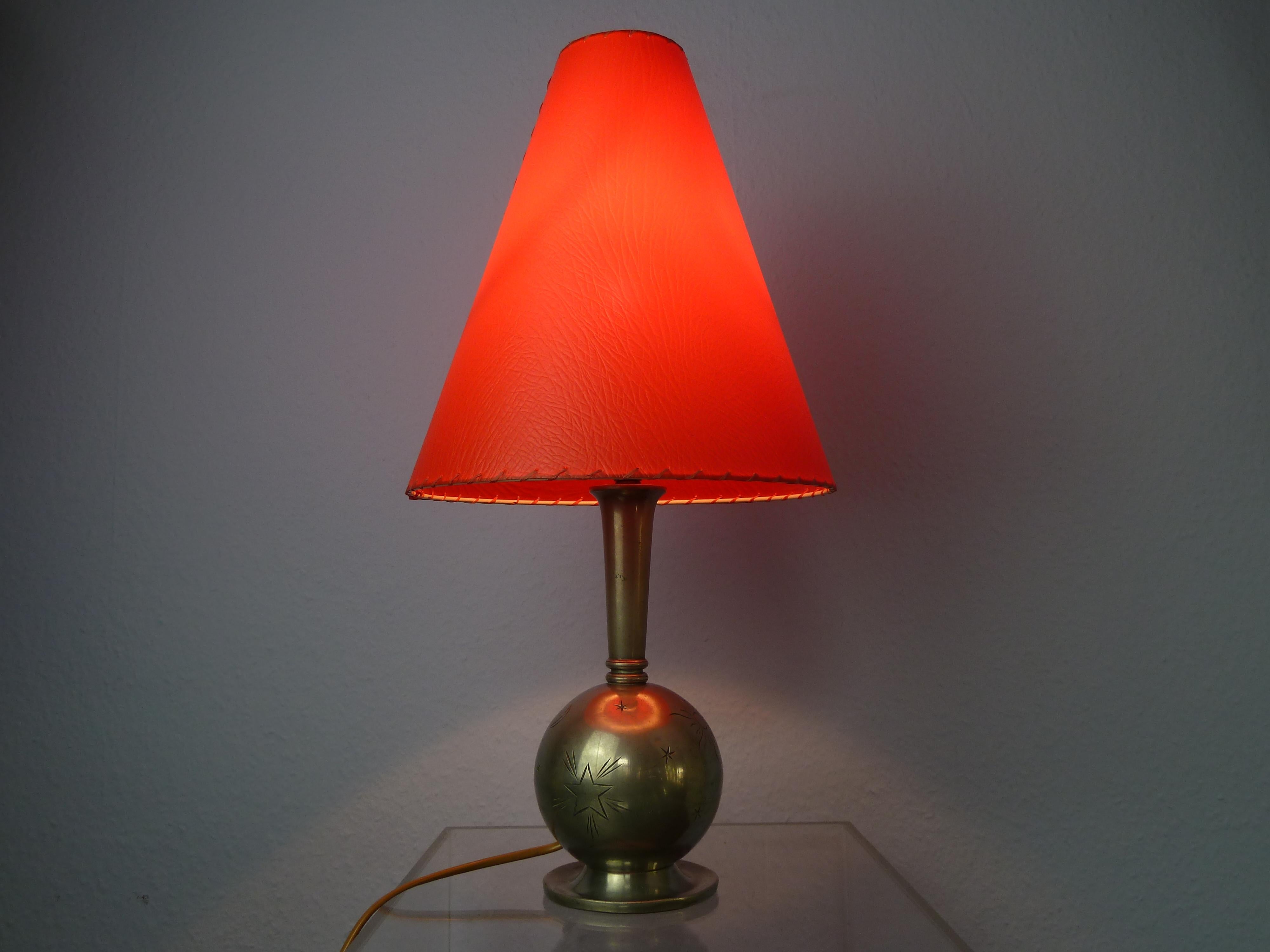 Art Deco C. G. Hallberg Svenskt Tenn Pewter Table Lamp, Sweden 10