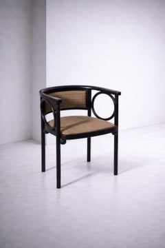 Art Deco chair by Josef Hoffmann for Wittman Wiener Werkstatte, original fabric