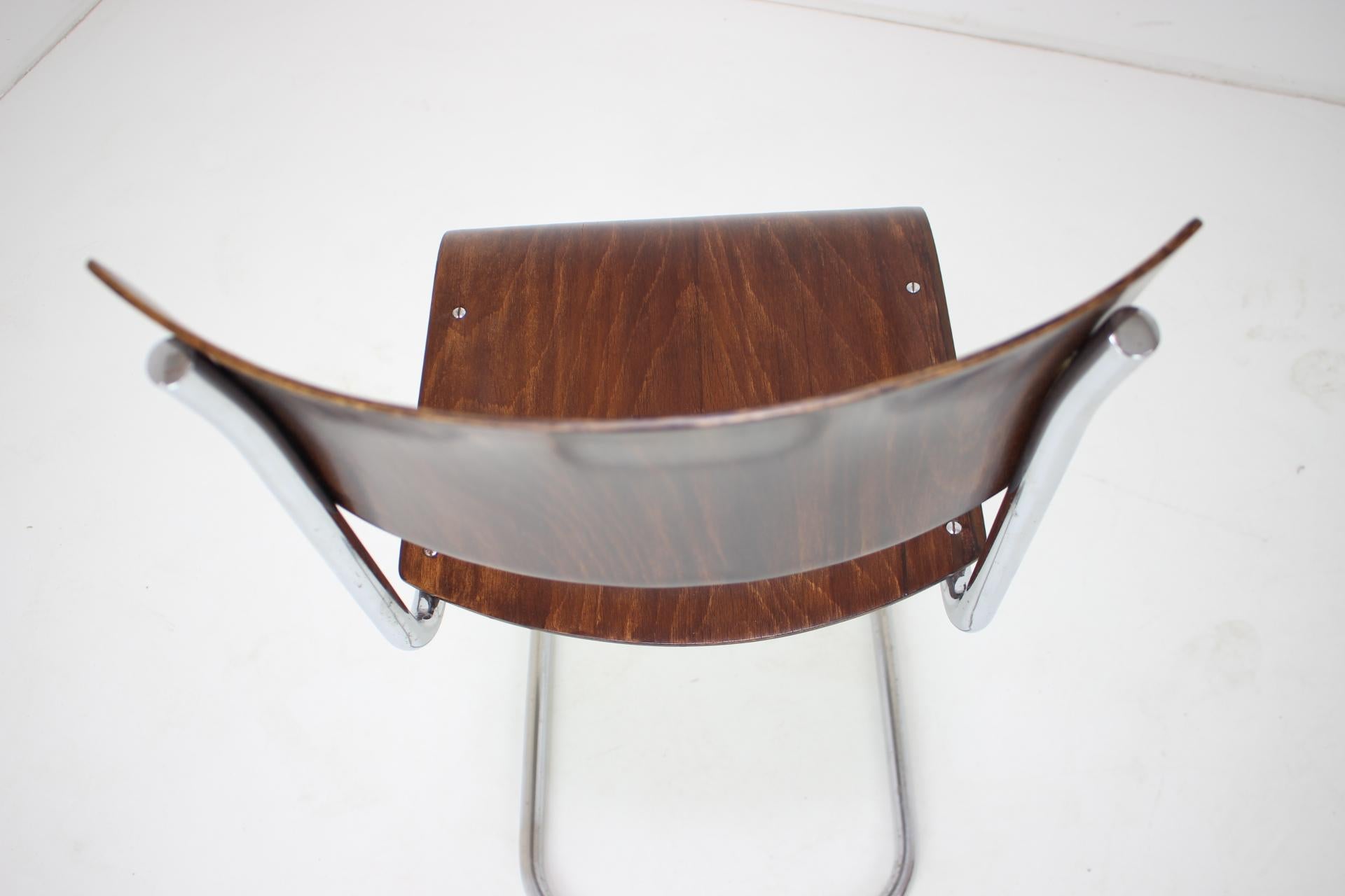 Art Deco Chair Designed by Mart Stam, Type s10, 1930's For Sale 6