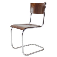 Chaise Art Déco conçue par Mart Stam, type s10, années 1930