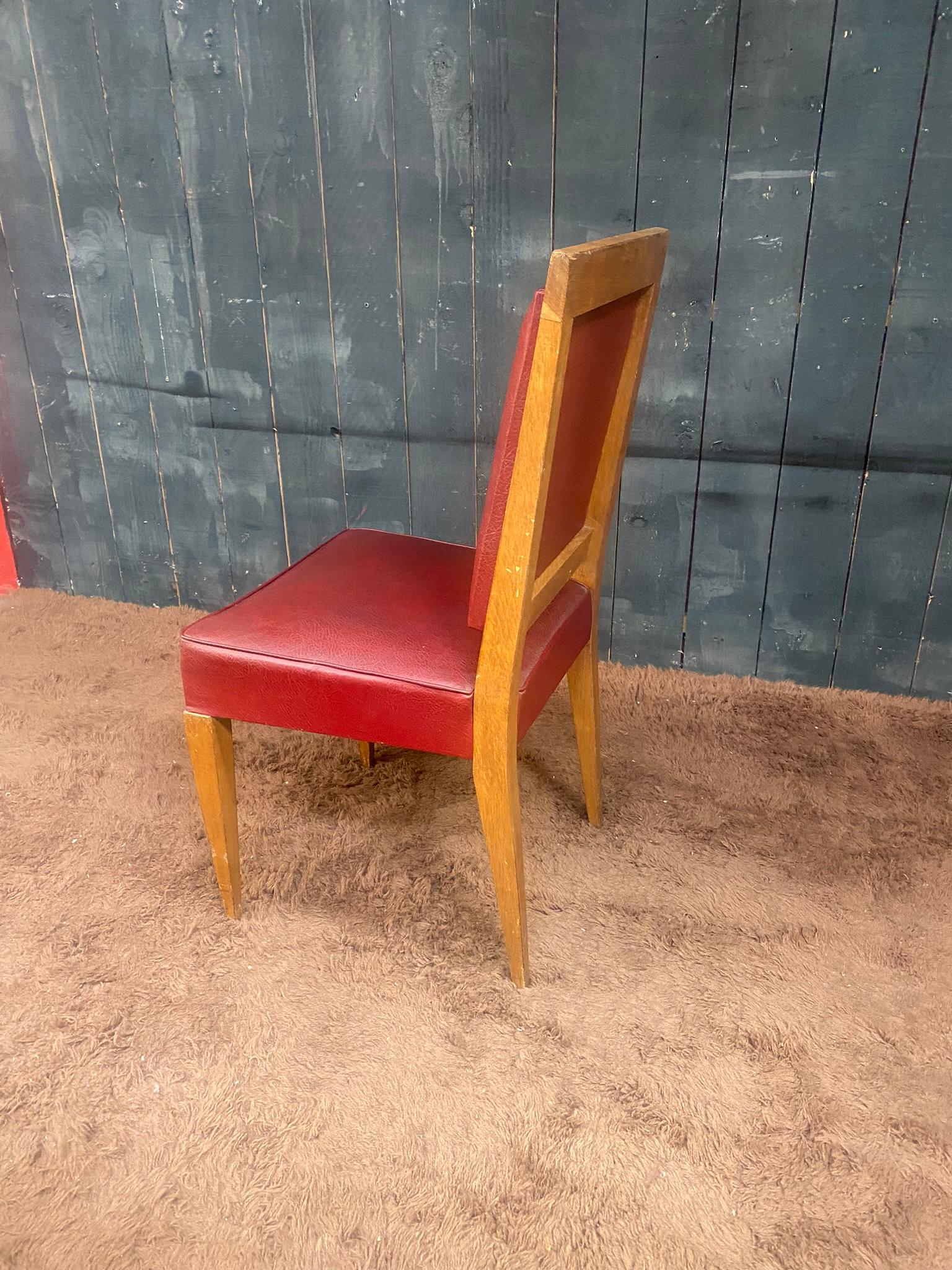 Art Deco Chair in the Style of Jean Michel Frank, circa 1930 For Sale 1