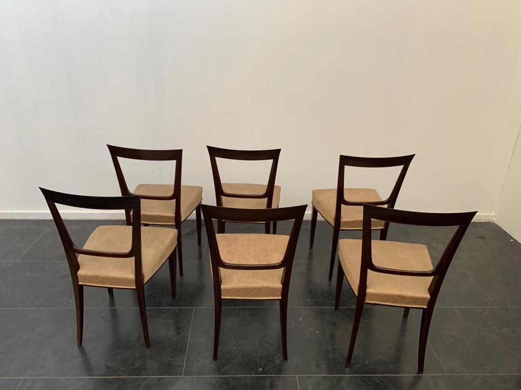 Sedie Art Déco in palissandro, set di 6 pezzi In condizioni buone in vendita a Montelabbate, PU