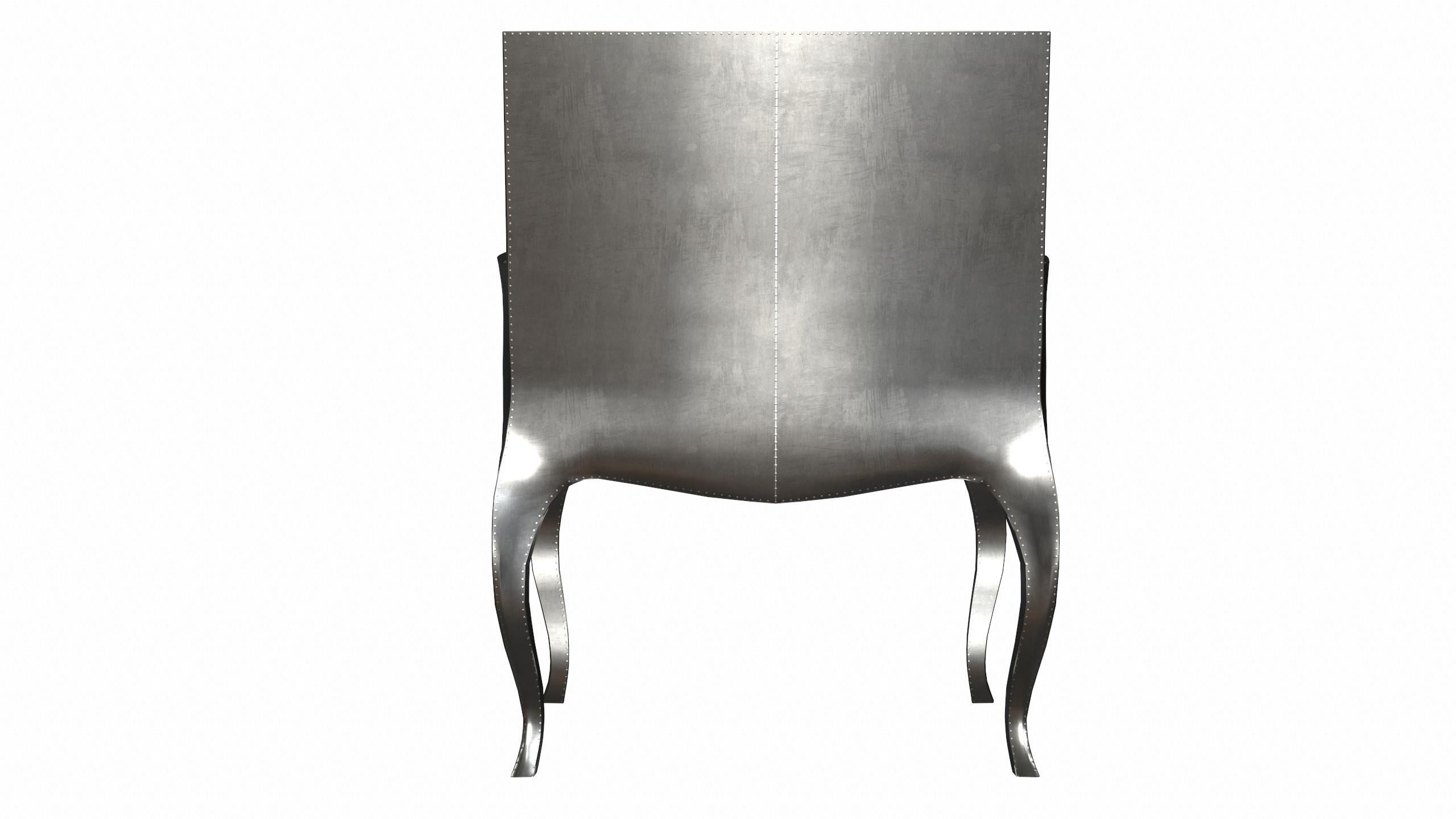 Art Deco Chairs in Smooth White Bronze by Paul Mathieu for S. Odegard For Sale 10