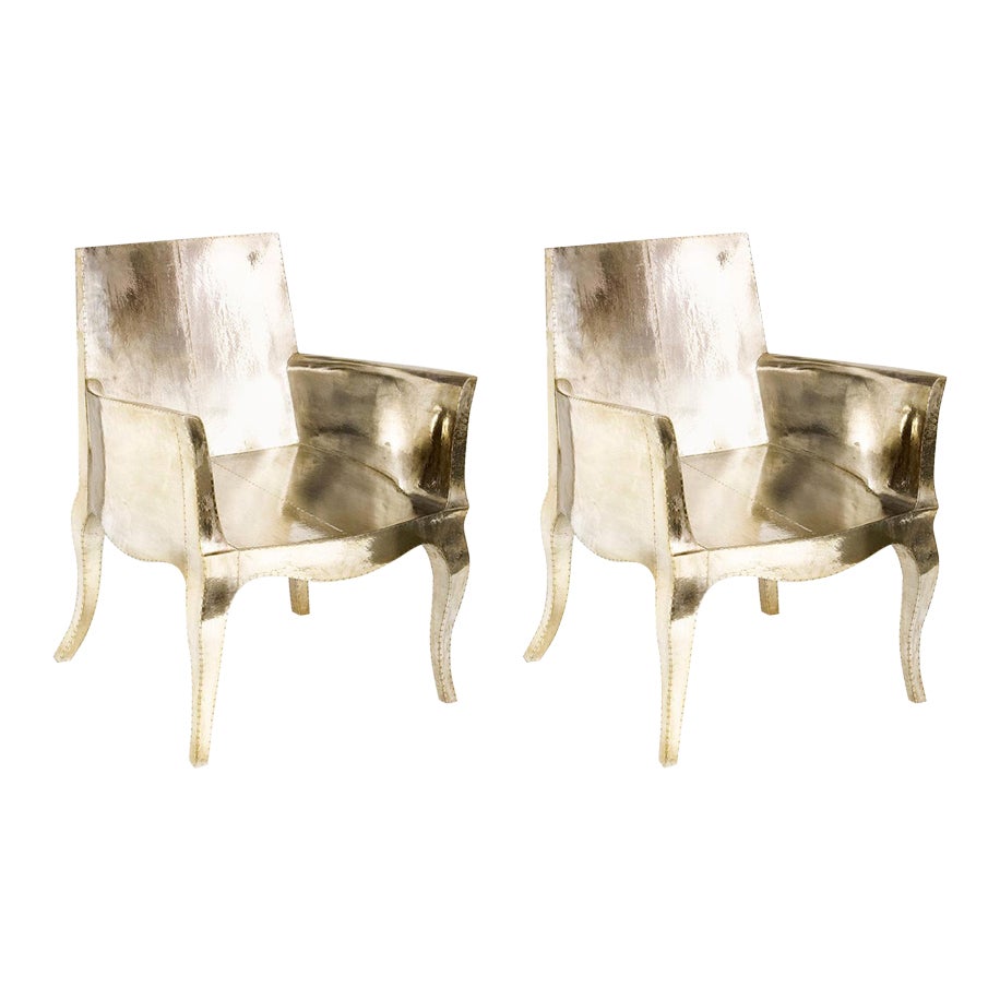 Art Deco Chairs Pair Designed by Paul Mathieu for Stephanie Odegard