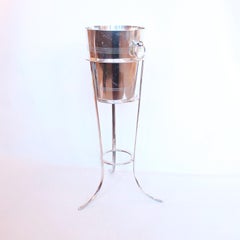 Art Deco Champagne Bucket and Stand