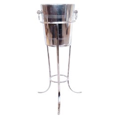 Art Deco Champagne Bucket and Stand