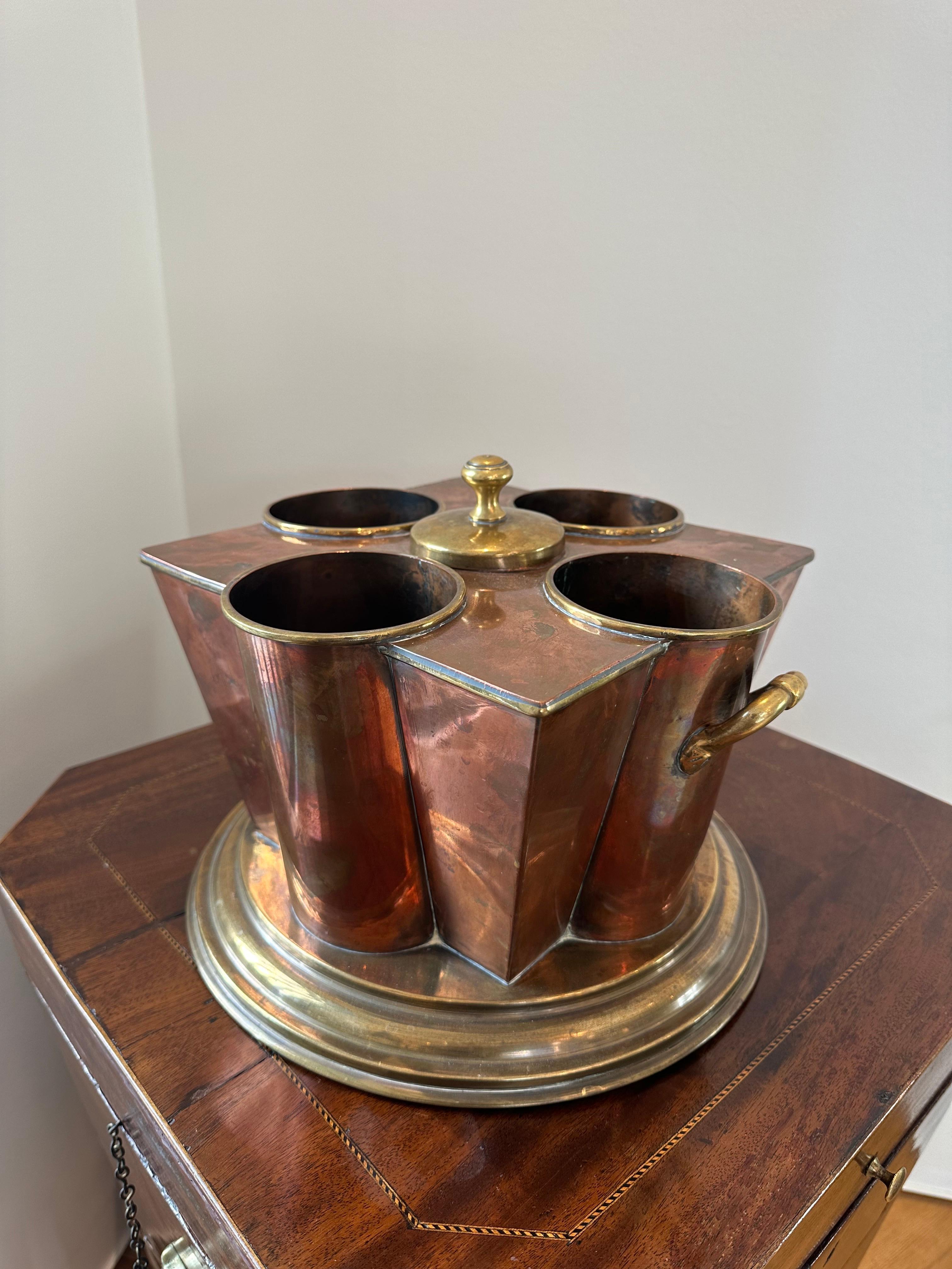 English Art Deco Champagne Cooler by G.Peak & Co, London For Sale