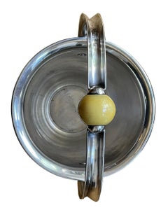 Vintage 1930s Art Deco Champagne Cooler by WMF, Silver-Plated Metal
