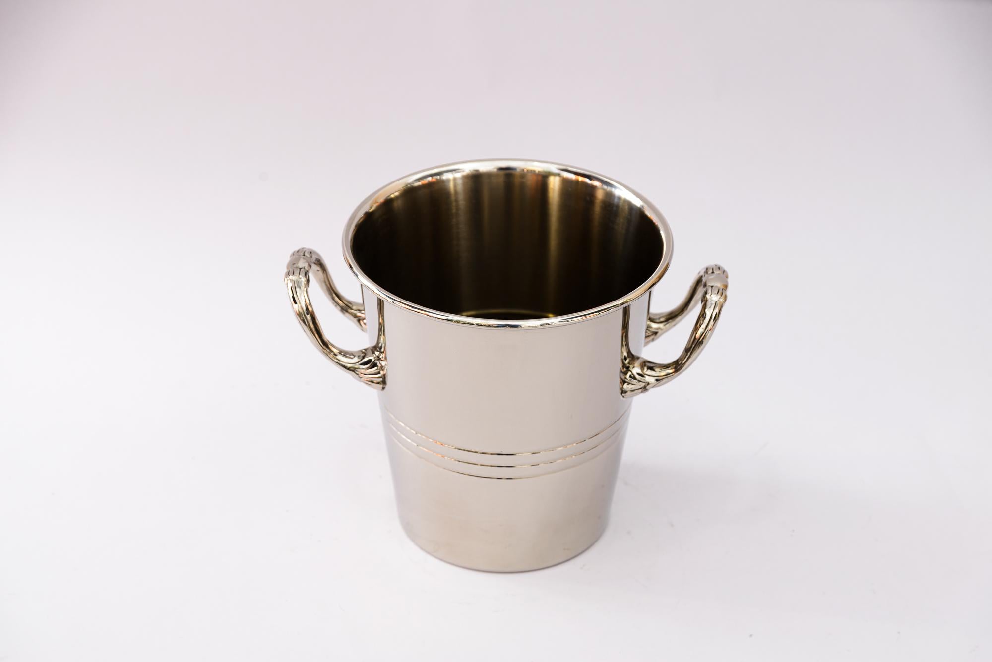 Champagne or wine cooler alpaca vienna around 1950s
Only Polished