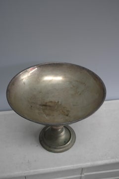 Art Deco Champagne Wine Cooler Silver Plated with Patina