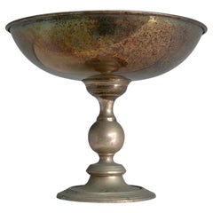 Art Deco Champagne Wine Cooler Silver Plated with Patina