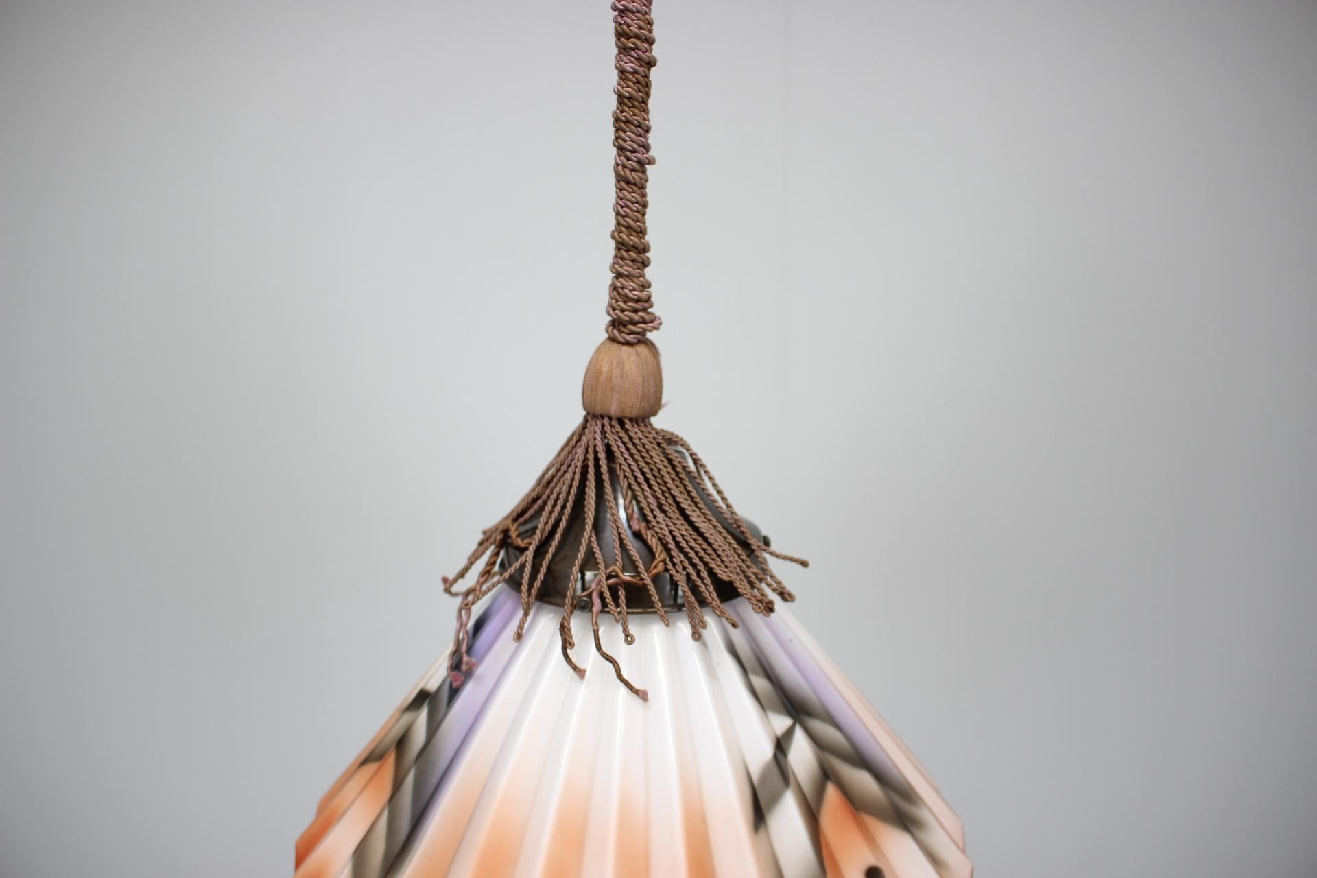 Lampadario Art Déco, 1910 In condizioni buone in vendita a Praha, CZ