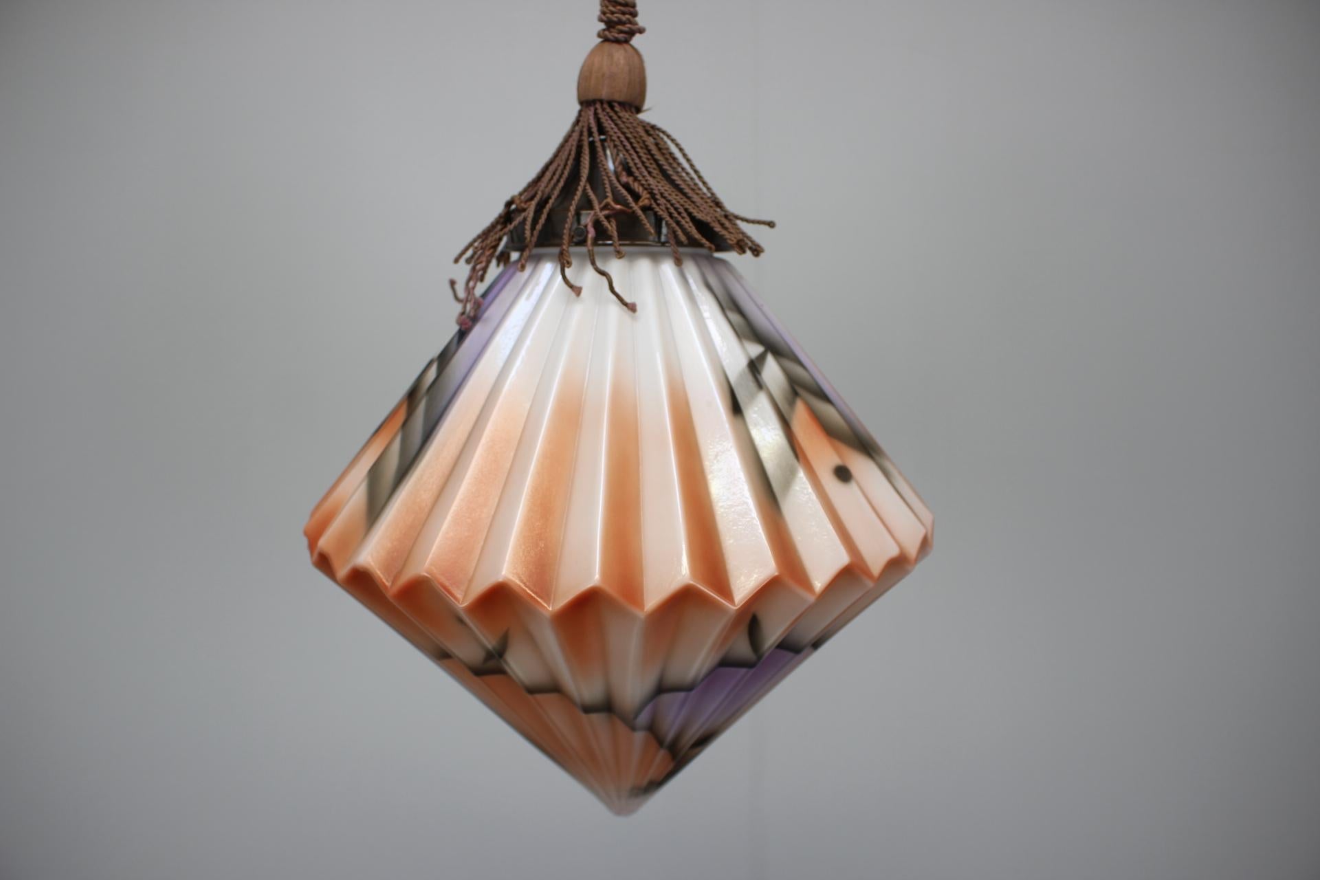 Inizio XX secolo Lampadario Art Déco, 1910 in vendita