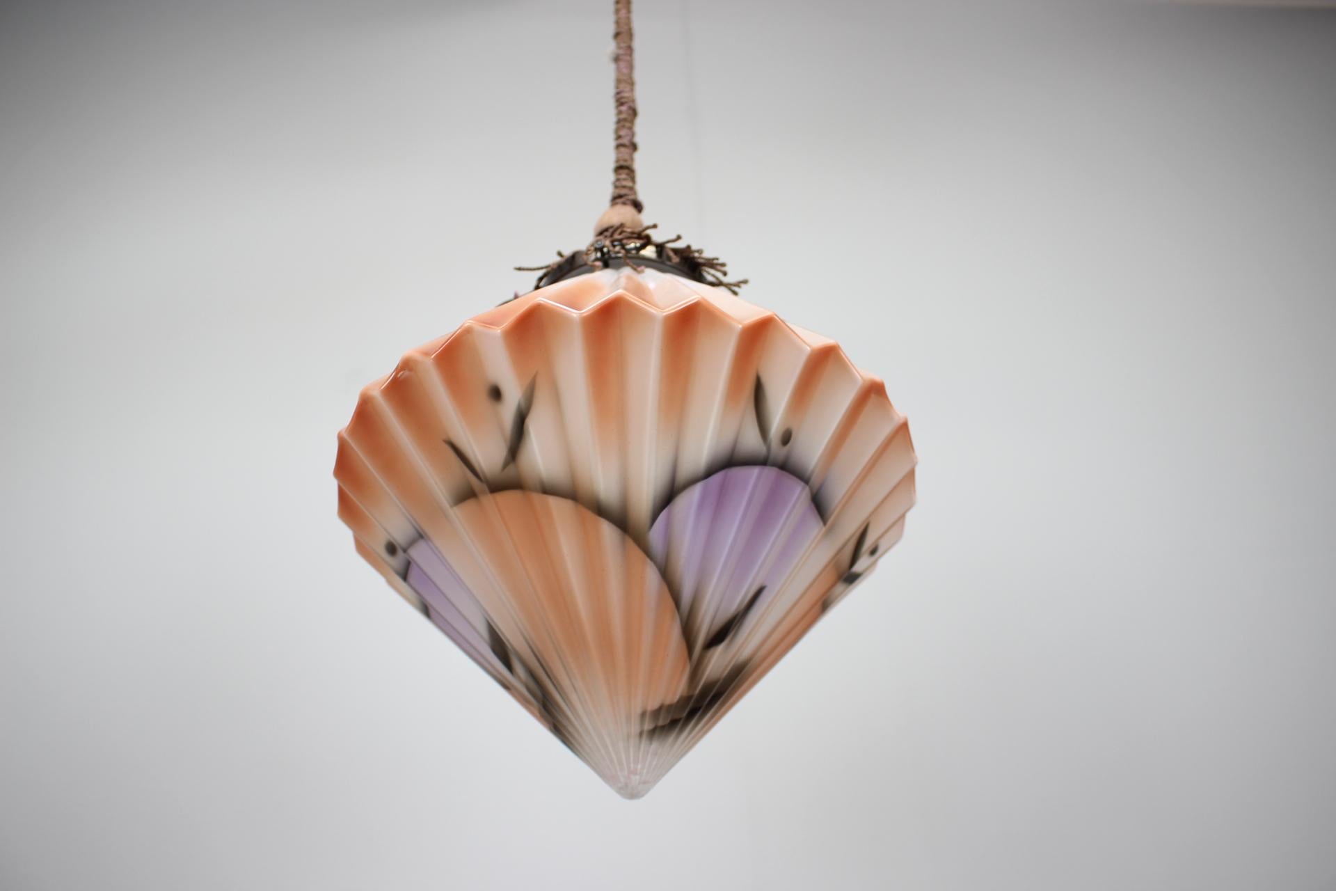 Metallo Lampadario Art Déco, 1910 in vendita