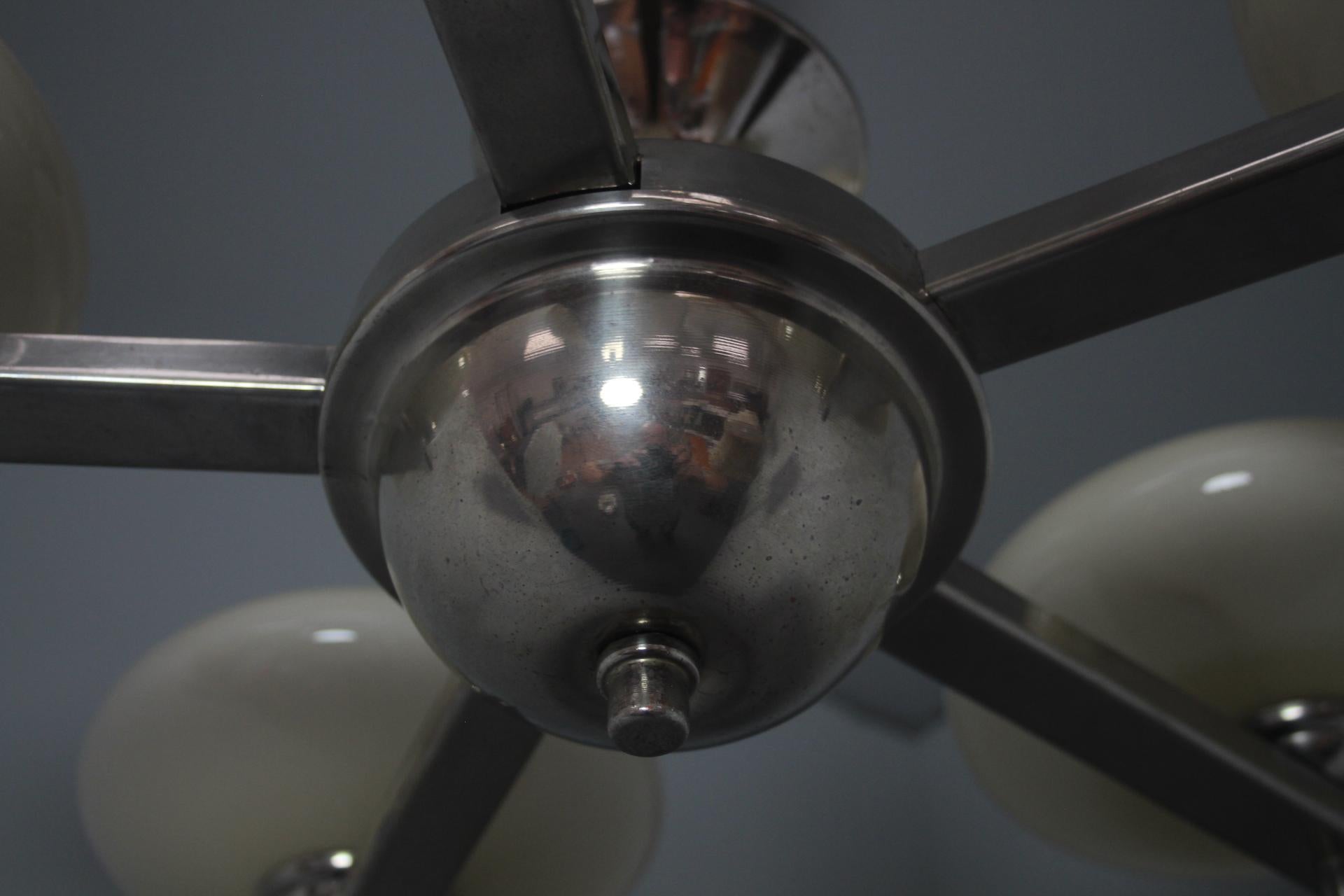 Lampadario Art Deco  Anni '30, Cecoslovacchia in vendita 4