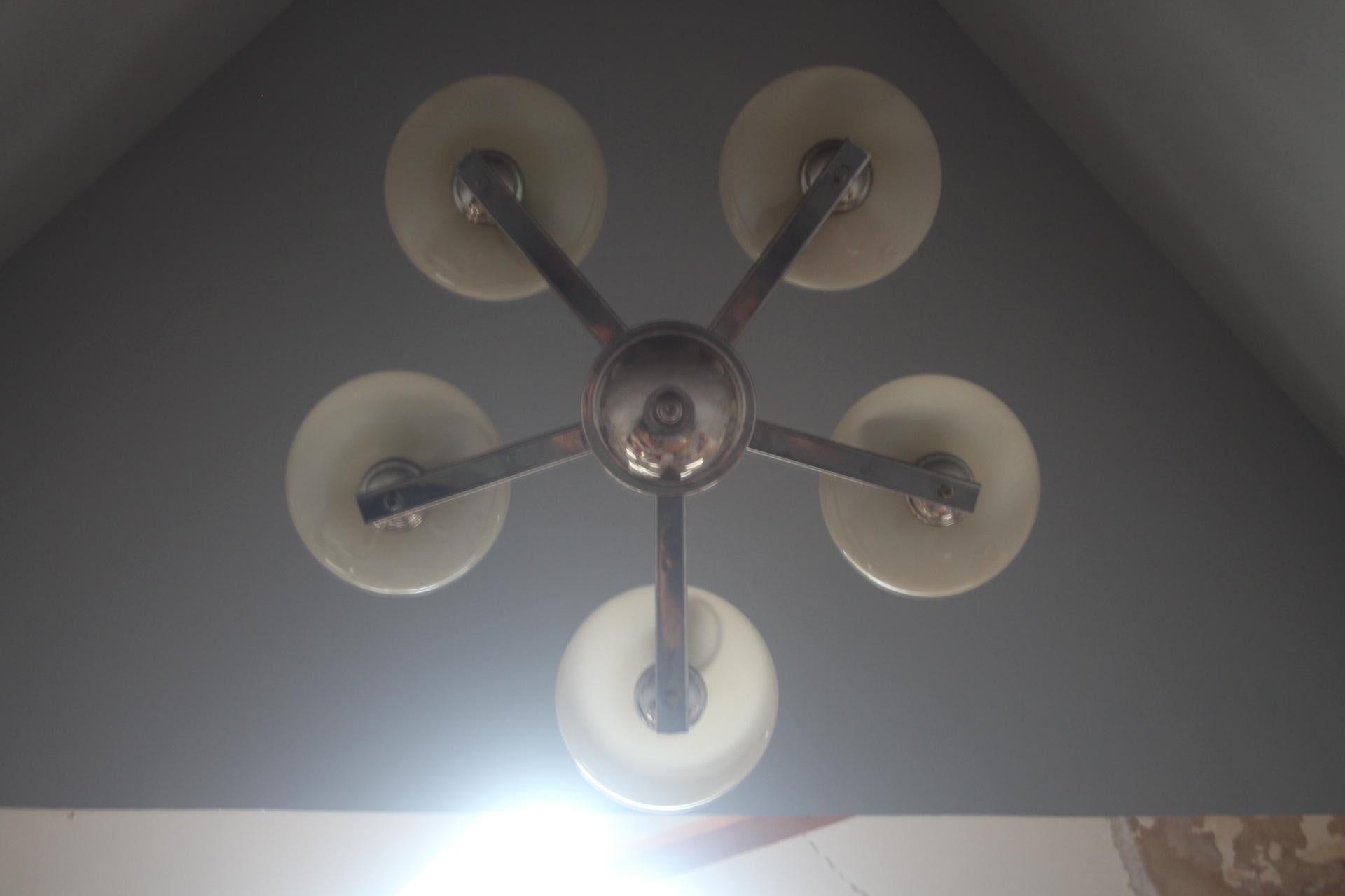Lampadario Art Deco  Anni '30, Cecoslovacchia in vendita 5